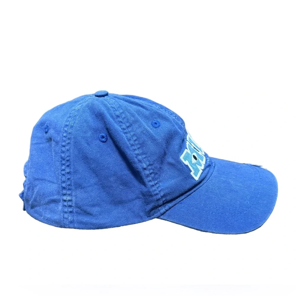 Monsters University MU Blue Disney Adult Unisex Baseball Hat Velcro Size 57-62CM